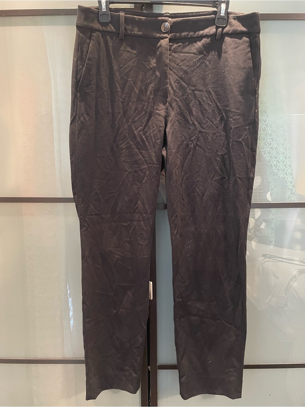 J. Crew Women's Straight Leg Pants in black